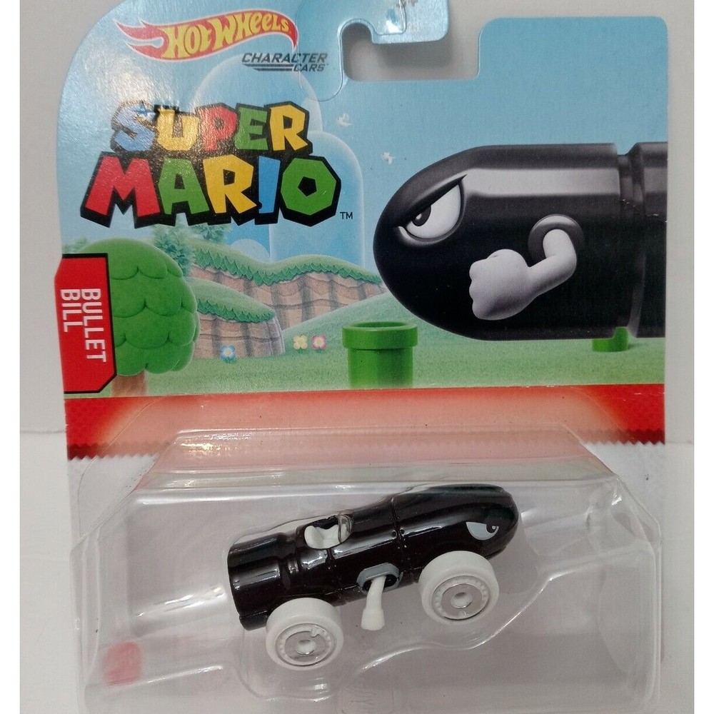 Bullet Bill Super Mario Character Cars Hot Wheels GJ23 Nintendo Gaming Car 2020